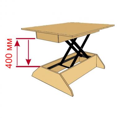 Механизм изменения высоты для стола-трансформера